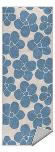 Kék mosható futószőnyeg 60x230 cm Blue Meadow – Mila Home