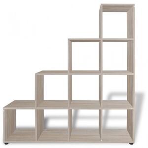 242551 Staircase Bookcase|Display Shelf 142 cm Oak