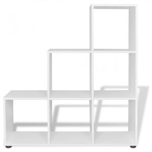 242552 Staircase Bookcase|Display Shelf 107 cm White