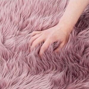 AmeliaHome Dokka szőrme, rózsaszín, 50 x 80 cm
