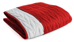 Domarex Canti kétoldalas ágytakaró, piros/szürke, 220 x 240 cm