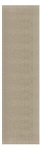 Bézs gyapjú futószőnyeg 60x230 cm – Flair Rugs