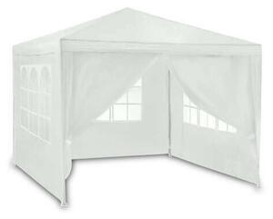 Plonos kerti Pavilon 4 oldalfallal 3x3m - Fehér