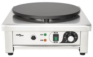 VidaXL elektromos palacsintasütő kihúzható tálcával 40 cm 3000 W
