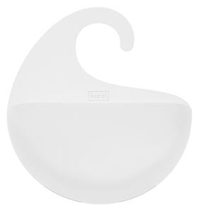 Koziol Surf M fürdőszobai felakasztható doboz, fehér 6,5 x 21,6 x 25,3 cm