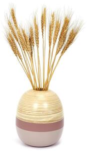 Bambusz váza 21cm, púder - MOMBASSA