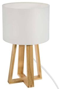 Asztali lámpa 34,5cm, natúr fa - SANDY