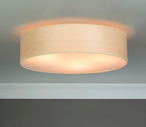 TSURI L mennyezeti lámpa természetes furnérból fehérített bükkfa színben, ⌀ 40 cm - Sotto Luce