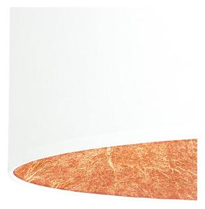 Mika M fehér függőlámpa rézszínű részletekkel, ⌀ 36 cm - Sotto Luce