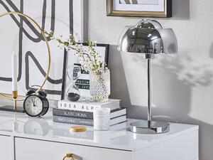 Ezüstszínű fém asztali lámpa 44 cm SENETTE