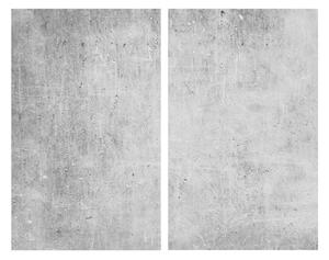 Edzett üveg tűzhely fedőlap szett 2 db-os 52x30 cm Concrete – Allstar