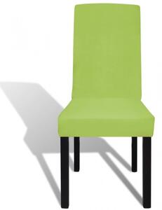 6 db zöld szabott nyújtható székszoknya