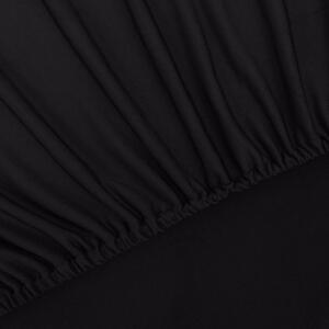 131080 Stretch Couch Slipcover Black Polyester Jersey