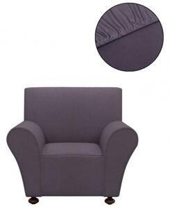 131082 Stretch Couch Slipcover Anthracite Polyester Jersey