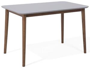 Divatos étkezőasztal barna és szürke színben 118 x 77 cm MODESTO