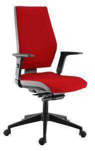 Manutan One irodai szék, piros%