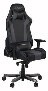 King irodai szék, fekete/szÜrke
