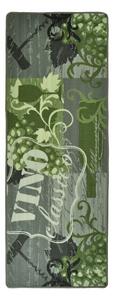 Vino Classico zöld konyhai futószőnyeg, 67 x 180 cm - Hanse Home