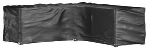 VidaXL 2 db L-alakú kerti bútorhuzat 16 fűzőlyukkal 285x285x90 cm