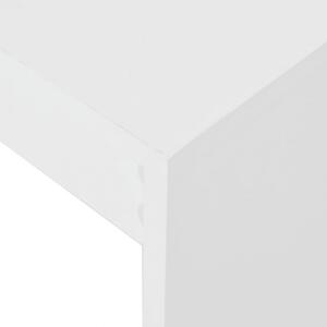 VidaXL fehér bárasztal polccal 110 x 50 x 103 cm