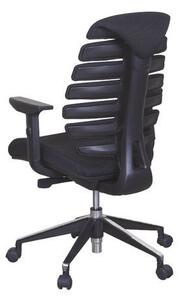 Dory irodai szék, textil, fekete/kék