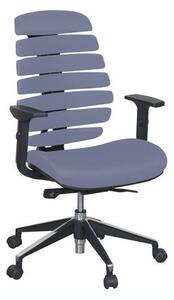 Dory irodai szék, textil, fekete/szürke