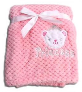 Cangaroo Freya wellsoft takaró 110x80 cm - Princess rózsaszín