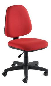 Manutan Single irodai szék, piros%