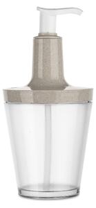 Koziol szappanadagoló Flow Organic bézs, 250 ml, 8,8 x 8,8 x 17,7 cm