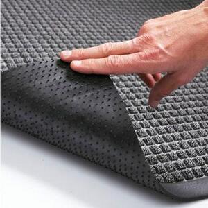 Notrax Beltéri lábtörlő szőnyeg lejtős éllel, 150 x 90 cm, szÜrke%