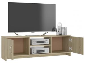 Sonoma tölgy színű forgácslap TV-szekrény 120 x 30 x 37,5 cm