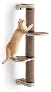 Clickat Land- macskakaparó oszlop lépcsőkkel, falra szerelhető | FEANDREA