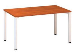 Alfa Office Alfa 200 irodai asztal, 140 x 80 x 74,2 cm, egyenes kivitel, cseresznye mintázat, RAL9010%