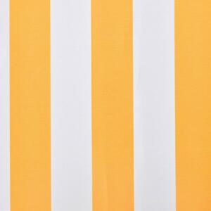 Napraforgó sárga|fehér napellenző ponyva 3x2,5 m (keret nélkül)