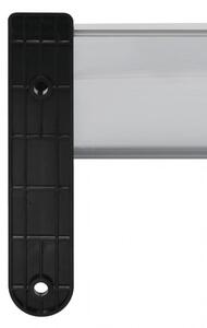 Fekete PC ajtóelőtető 200 x 100 cm