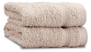 Bézs frottír pamut törölköző szett 2 db-os 30x30 cm Zero Twist – Catherine Lansfield