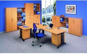 Baron Mittis állítható magasságú irodai asztal, 80 x 80 x 65 - 85 cm, egyenes kivitel