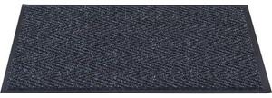 Beltéri lábtörlő szőnyeg lejtős éllel, 90 x 60 cm, fekete