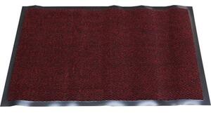Beltéri lábtörlő szőnyeg lejtős éllel, 90 x 60 cm, piros
