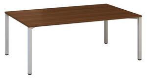 Alfa Office Alfa 420 konferenciaasztal szürke lábazattal, 200 x 120 x 74,2 cm, dió mintázat%