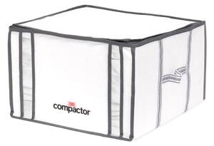 Black Edition fehér tárolódoboz vákuumzsákkal, 125 l - Compactor
