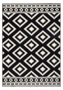 Gloria Ethno fekete-fehér szőnyeg, 160 x 230 cm - Hanse Home