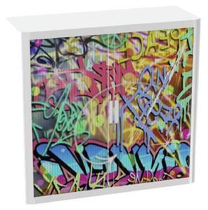 Paperflow Fém iratszekrény, rolós, 104 x 110 x 41,5 cm, freestyle%