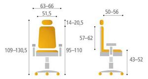 Irodai székek Merope SP, antracit