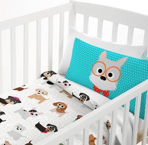 Dogs gyermek pamut ágyneműhuzat, 100 x 120 cm - Mr. Fox