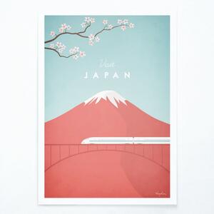 Poszter Japan, 30x40 cm - Travelposter