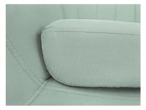 Sardaigne mentazöld bársony kanapé, 158 cm - Mazzini Sofas