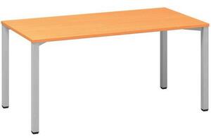 Alfa Office Alfa 200 irodai asztal, 160 x 80 x 74,2 cm, egyenes kivitel, bükk Bavaria mintázat, RAL9022%