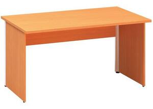 Alfa Office Alfa 100 irodai asztal, 140 x 80 x 73,5 cm, egyenes kivitel, bükk Bavaria mintázat%