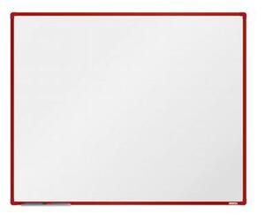 BoardOK fehér mágneses tábla, 150 x 120 cm, piros
